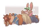  canine disney duo fox gideon_grey handjob lagomorph male male/male mammal penis predator/prey rabbit stu_hopps yamamoto zootopia 