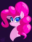 blue_eyes earth_pony equine female friendship_is_magic hair horse mammal my_little_pony pink_hair pinkie_pie_(mlp) pony smile solo wildberry-poptart 