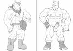  anthro balls bovine cattle erection male mammal maxima muscular nipples penis rhinoceros sketch 