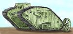  artist_request mark_i_tank military_vehicle original tank vehicle world_war_i 