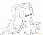  1girl animated animated_gif female fire_emblem monochrome solo tharja 