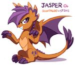  dragon equine fan_character female feral horse hybrid jasper_(mlp) lopoddity mammal my_little_pony pony solo 