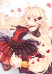  ailane_(show_by_rock!!) animal_ears bare_shoulders black_gloves blonde_hair fox37 gloves hair_ornament key long_hair looking_at_viewer red_eyes show_by_rock!! solo twintails very_long_hair 