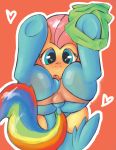  blue_eyes blush equine female female/female fluttershy_(mlp) friendship_is_magic l1zardr0ckets looking_at_viewer mammal my_little_pony pegasus pussy rainbow_dash_(mlp) wings 