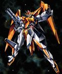  arios beam_rifle energy_gun gun gundam gundam_00 mecha no_humans solo space weapon 