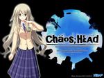  blonde_hair chaos;head glasses kusonoki_yua long_hair seifuku 