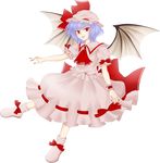  absurdres bad_id bad_pixiv_id fingernails full_body highres mikankoo nail_polish red_nails remilia_scarlet solo touhou transparent_background 
