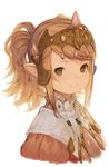  blonde_hair blush closed_mouth final_fantasy final_fantasy_xiv gem green_eyes junwool lalafell looking_at_viewer nanamo_ul_namo pointy_ears simple_background smile solo tiara twintails upper_body white_background 