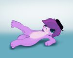  blue_eyes canine cute dog female fur littlest_pet_shop long_tail lying mammal nude on_back presenting presenting_pussy purple_fur pussy solo spread_legs spreading zoe_trent zoetrentacles 