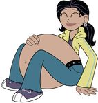  aviva belly big_(disambiguation) big_belly clothed clothing digital_media_(artwork) female food human invalid_tag kratts mammal not_furry overweight smile stuffing vore 