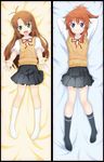  :d aikousha_(ico-sha) antenna_hair arms_behind_head arms_up asahigaoka_school_uniform black_legwear black_skirt blue_eyes brown_hair collared_shirt dakimakura eyebrows eyebrows_visible_through_hair fang full_body green_eyes grin hair_between_eyes head_tilt highres kneehighs koshigaya_komari koshigaya_natsumi long_hair looking_at_viewer lying multiple_girls neck_ribbon no_shoes non_non_biyori on_back open_mouth orange_hair outstretched_arms pleated_skirt red_ribbon ribbon school_uniform shirt short_sleeves siblings sisters skirt smile sweater_vest very_long_hair white_legwear white_shirt wing_collar 