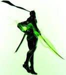  armor bodysuit cyborg from_behind full_body genji_(overwatch) glowing glowing_weapon headband helmet holding holding_sword holding_weapon katana male_focus mask overwatch power_armor sae_(revirth) sheath solo sword transparent_background unsheathed weapon 