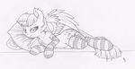  chest_tuft clothing cutie_mark dfectivedvice equine eyelashes feathered_wings feathers female feral friendship_is_magic fur hair hooves horn legwear lying mammal midriff monochrome my_little_pony navel simple_background sketch smile socks solo striped_legwear stripes traditional_media_(artwork) tuft twilight_sparkle_(mlp) white_background winged_unicorn wings 