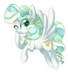  2016 alpha_channel cutie_mark equine eyelashes female feral friendship_is_magic fur green_eyes hair looking_at_viewer mammal multicolored_hair multicolored_tail my_little_pony pegasus scarlet-spectrum simple_background smile solo spread_wings transparent_background vapor_trail_(mlp) white_fur wings 