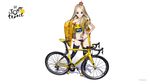  bicycle blonde_hair hitomi_kazuya long_hair thighhighs 