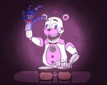  2016 animated animatronic bear digital_media_(artwork) five_nights_at_freddy&#039;s funtime_freddy_(fnafsl) lagomorph machine mammal ogaraorcynder puppet puppet_bonnie_(fnafsl) rabbit robot sister_location video_games 