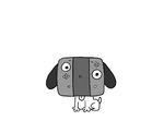  animated canine controller dog floppy_ears inanimate_object mammal nintendo nintendo_switch simple_background tailwag tongue video_games 