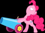  better_version_at_source cannon cutie_mark earth_pony equine female feral friendship_is_magic fur hair horse mammal my_little_pony party_cannon pink_fur pink_hair pinkie_pie_(mlp) pony ranged_weapon solo weapon 