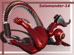  3d_(artwork) android anthro armor cyber_dragon digital_media_(artwork) dragon female idsaybucketsofart machine reptile robot salamander-14 scalie solo 