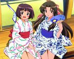  japanese_clothes ogasawara_akiko suzukawa_koume taishou_yakyuu_musume yukata 