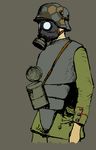  armor artist_request gas_mask helmet military original soldier world_war_i 