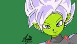  1boy dragon_ball dragon_ball_super earrings green_skin kaioushin tagme white_hair zamasu 
