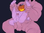  anal anal_penetration canine cum cum_in_ass cum_inside eroborus faceless_male food fox fruit halloween holidays kitsune_(ero) male male/male mammal penetration pumpkin size_difference slightly_chubby 