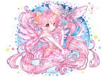  cutie_honey magic magicalgirl magicwand pink_hair 