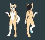  anthro beret canine creamsicle_(character) female hat mammal model_sheet unknown_artist 