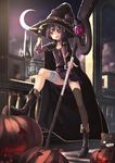  eyepatch halloween kono_subarashii_sekai_ni_shukufuku_wo! megumin saraki thighhighs 