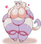  &lt;3 2016 anthro belly big_belly big_breasts blush breasts featureless_breasts female funi huge_breasts hyper hyper_belly hyper_breasts looking_at_viewer mienshao nintendo overweight pok&eacute;mon solo thick_thighs video_games wide_hips 