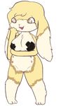  breasts female fluffy fur lagomorph mammal multi_nipple multicolored_fur nipple_tape nipples nude pasties piebunny rabbit tape 