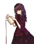  bad_id bad_pixiv_id brown_eyes brown_hair dress hairband kurenaino_aria mitonise occultic;nine pouring red_dress solo standing teapot 