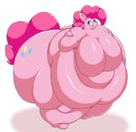  2016 belly big_belly big_breasts blush breasts featureless_breasts female friendship_is_magic funi huge_breasts hyper hyper_belly hyper_breasts looking_at_viewer morbidly_obese my_little_pony overweight pinkie_pie_(mlp) solo thick_thighs wide_hips 