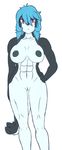  abs anthro areola breasts female hair looking_at_viewer navel nintendo nipples nude pok&eacute;mon pussy sketch snivy solo tacodragon video_games wide_hips 