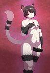 anthro balls emisra girly looking_at_viewer male munks_(artist) penis simple_background stripes 