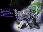  2019 anthro bdsm bondage bound bra camera clothing derpy_hooves_(mlp) film food friendship_is_magic inside muffin my_little_pony panties quakehoof ribbons studio underwear 