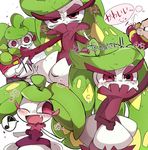  bounsweet fangs flora_fauna humanoid nintendo open_mouth paskurmun plant pok&eacute;mon steenee tsareena video_games 