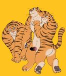  anthro butt disney erection feline male mammal penis stripper_tiger_(zootopia) tiger wantaro zootopia 