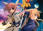  fate_testarossa mahou_shoujo_lyrical_nanoha mahou_shoujo_lyrical_nanoha_the_movie_1st tagme takamachi_nanoha 