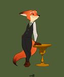  animated anthro canine disney fox male mammal nick_wilde sanjiseo zootopia 