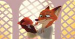  anthro canine disney fox male mammal nick_wilde trashasaurusrex zootopia 