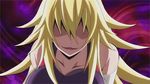  1girl animated animated_gif blonde_hair bouncing_breasts evil_smile hypnosis keijo!!!!!!!! kusakai_mio swimsuit 