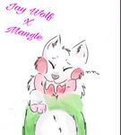  2016 animatronic anthro anthro_wolf canine cum digital_media_(artwork) fan_character female five_nights_at_freddy&#039;s five_nights_at_freddy&#039;s_2 fox jay_nightmare_wolf jaywolf machine mammal mangle_(fnaf) masturbation robot video_games wolf 