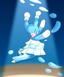  &lt;3 brionne cute female mammal marine nintendo open_mouth performing pinniped pkmnmasterwheeler_(artist) pok&eacute;mon sea seal spinning spotlight video_games water 