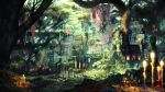  building final_fantasy final_fantasy_xiv forest ruins scenic square_enix tree watermark 