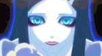  animated animated_gif black_hair blue_eyes ghost ghost_girl pokemon pokemon_(anime) pokemon_generations red_eyes white_hair white_skin 
