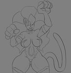  2016 animal_humanoid anthro big_breasts breasts cat_humanoid darkstalkers felicia_(darkstalkers) feline female humanoid mammal nude smile solo thecon video_games 