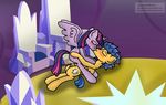  blush cowgirl_position cum cutie_mark equine flash_sentry_(mlp) friendship_is_magic horn horse jrapcdaikari kissing mammal my_little_pony on_table on_top pony sex table twilight_sparkle_(mlp) winged_unicorn wings 