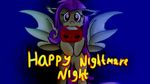  flutterbat_(mlp) fluttershy_(mlp) friendship_is_magic halloween holidays jbond my_little_pony postcard 